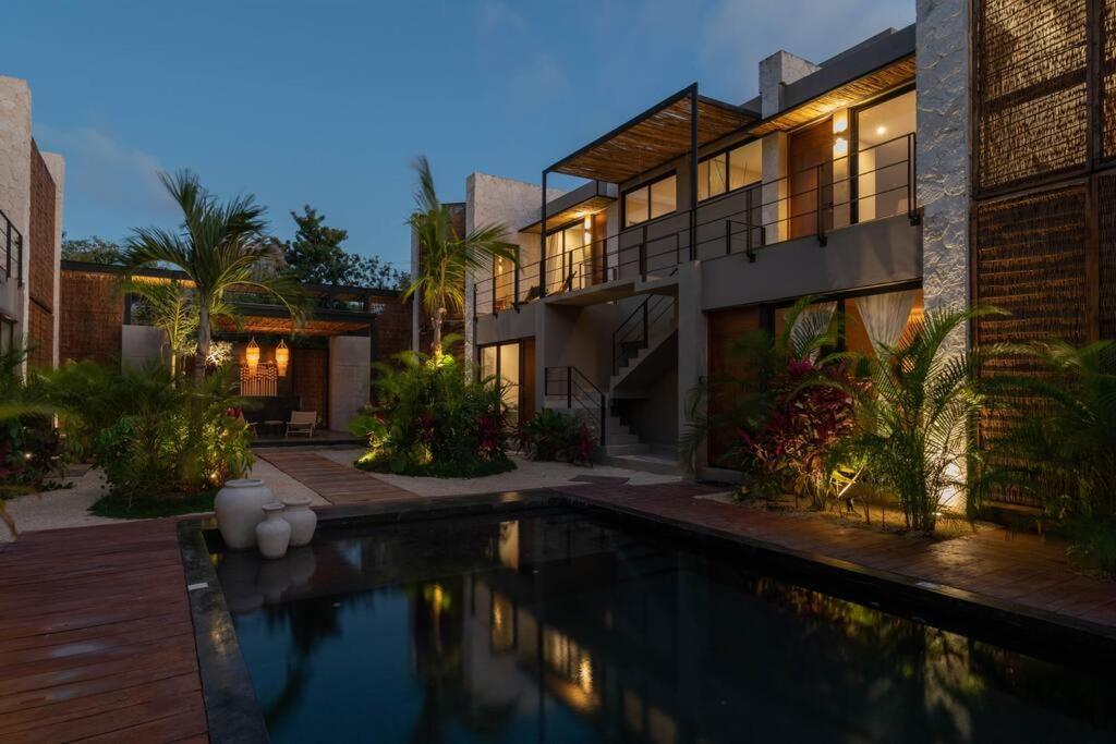 Apartamento Departamento Boho Chic, Alberca Privada , Centrico Tulum Exterior foto