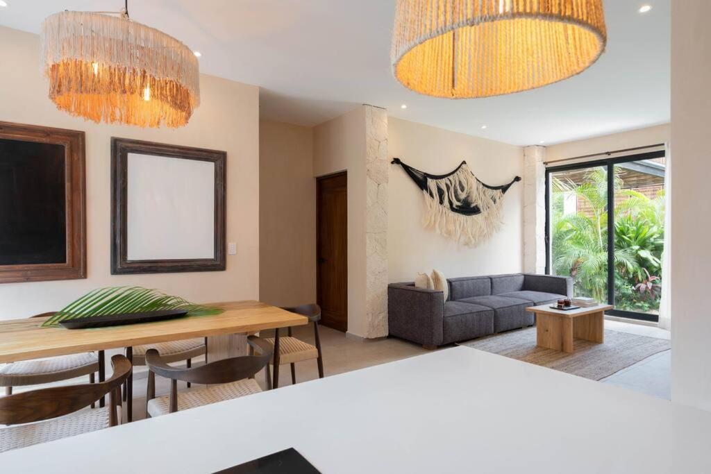 Apartamento Departamento Boho Chic, Alberca Privada , Centrico Tulum Exterior foto