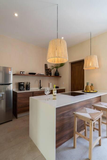 Apartamento Departamento Boho Chic, Alberca Privada , Centrico Tulum Exterior foto
