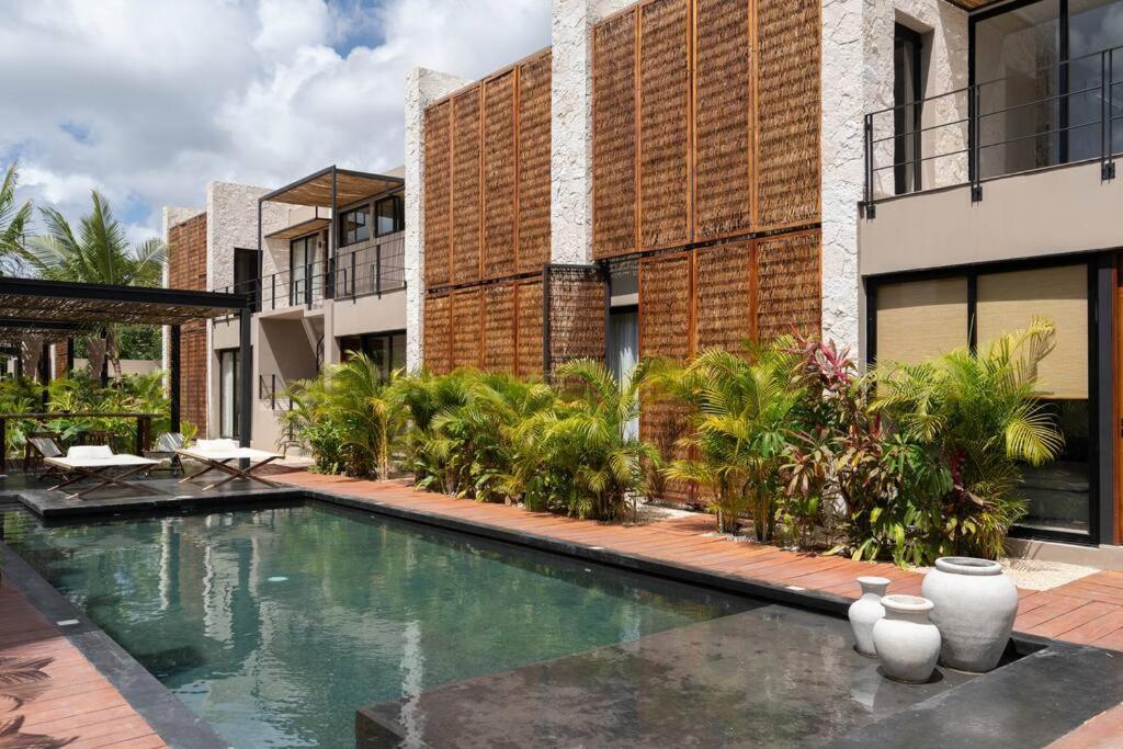 Apartamento Departamento Boho Chic, Alberca Privada , Centrico Tulum Exterior foto