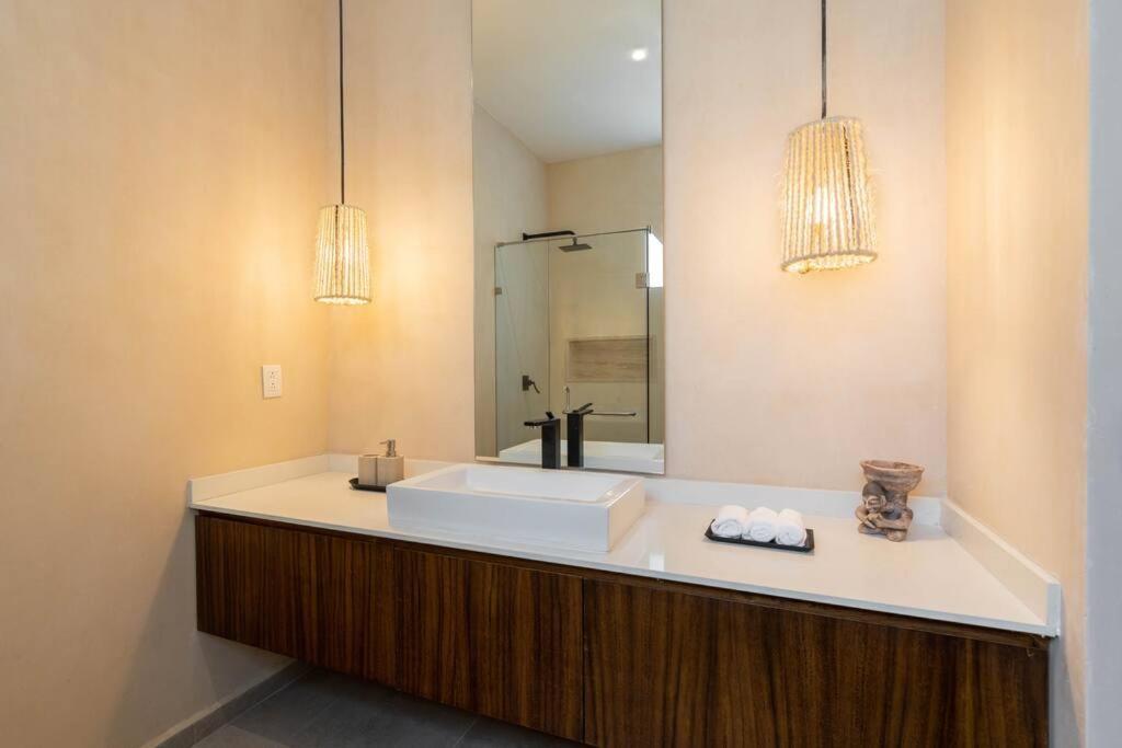 Apartamento Departamento Boho Chic, Alberca Privada , Centrico Tulum Exterior foto